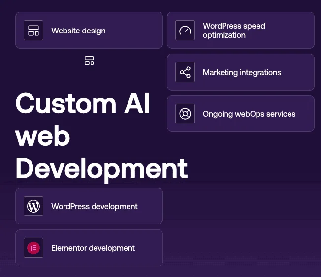 Screenshot: Why we still use the Elementor visual editor