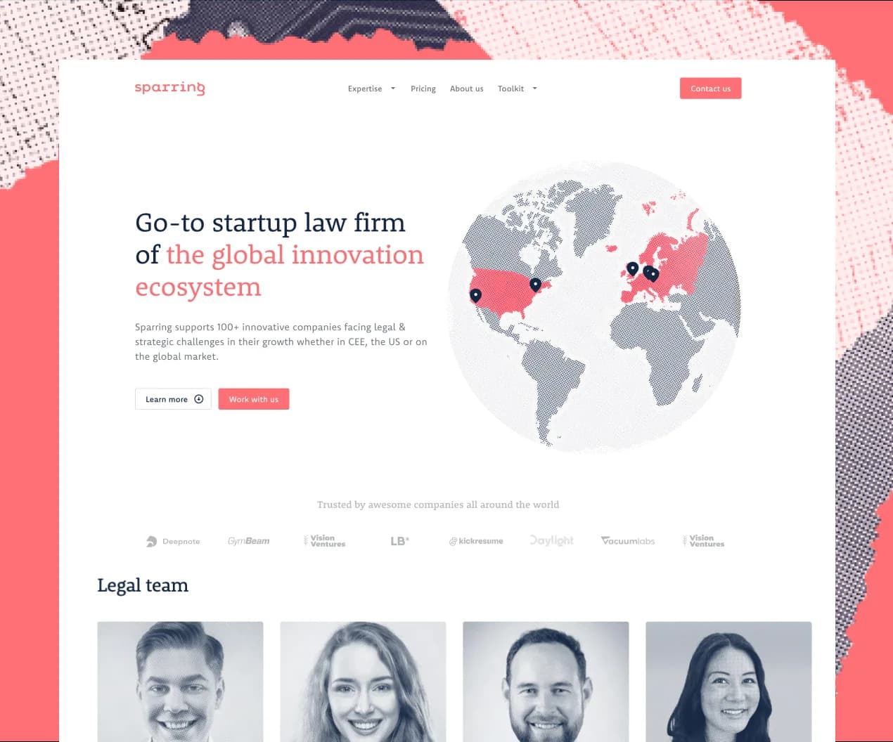 Sparring.io website